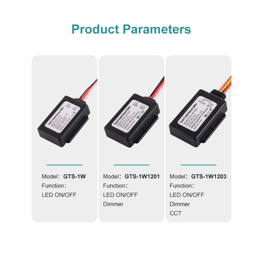 GTS-1W Single touch sensor for LED mirror