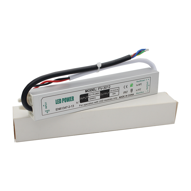FV-3012 30W IP67 waterproof LED Dirver for supermarket refrigerator