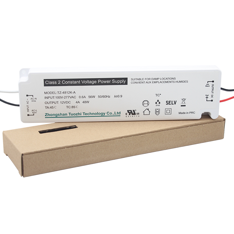 TZ-4812K-A  48W 12V 24V UL Ultra-thin LED Power supply