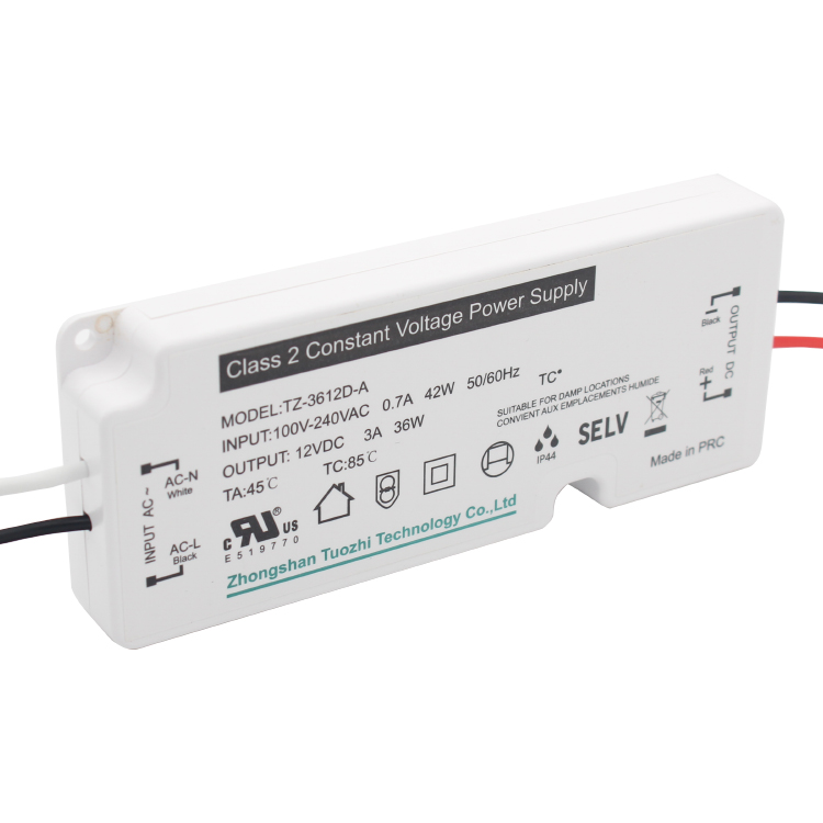 TZ-3612D-A  36W  UL Ultra-thin LED Driver for bathroom mirror