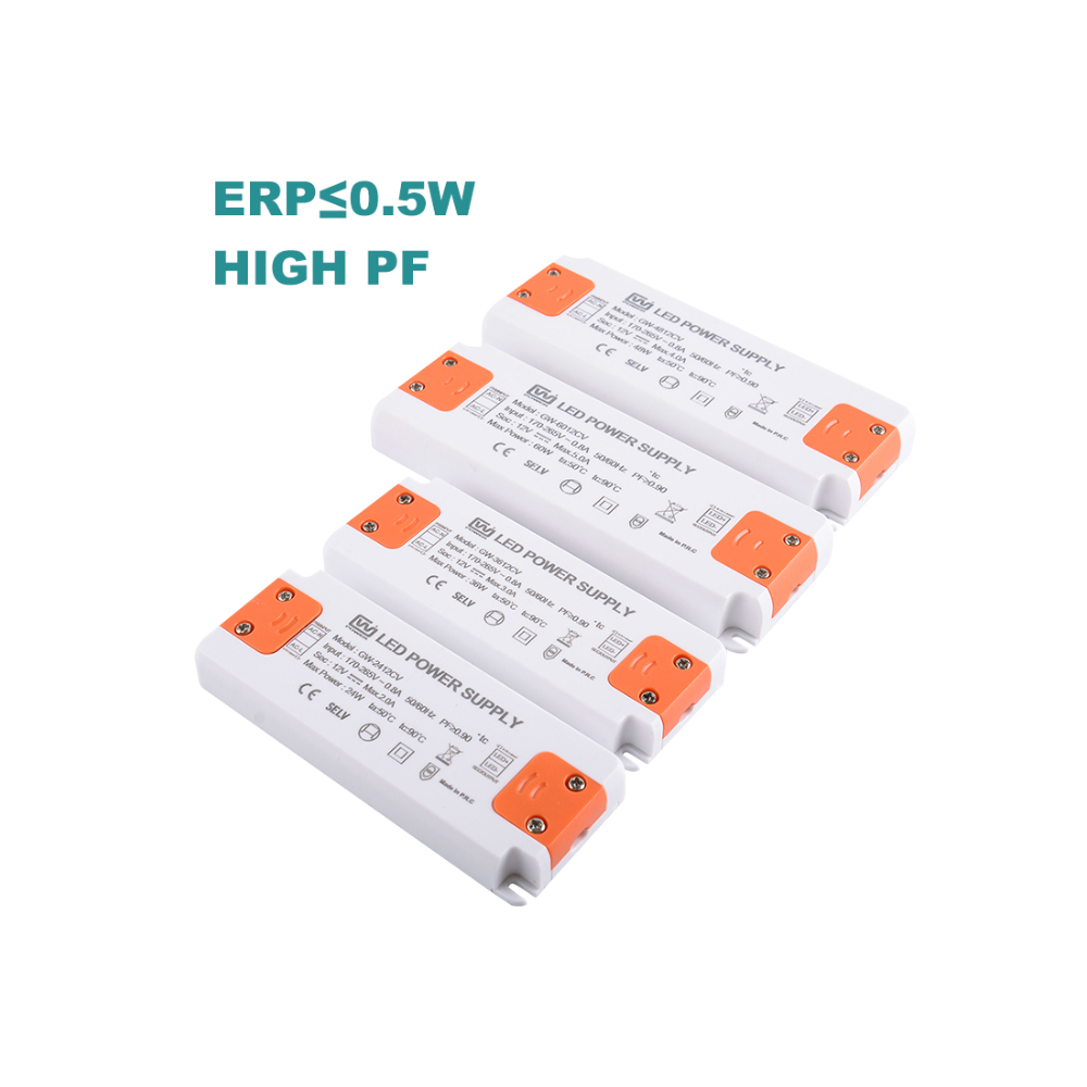 TUV-CE 48W 12V 24V constant voltage  Indoor switching LED power supply led driver
